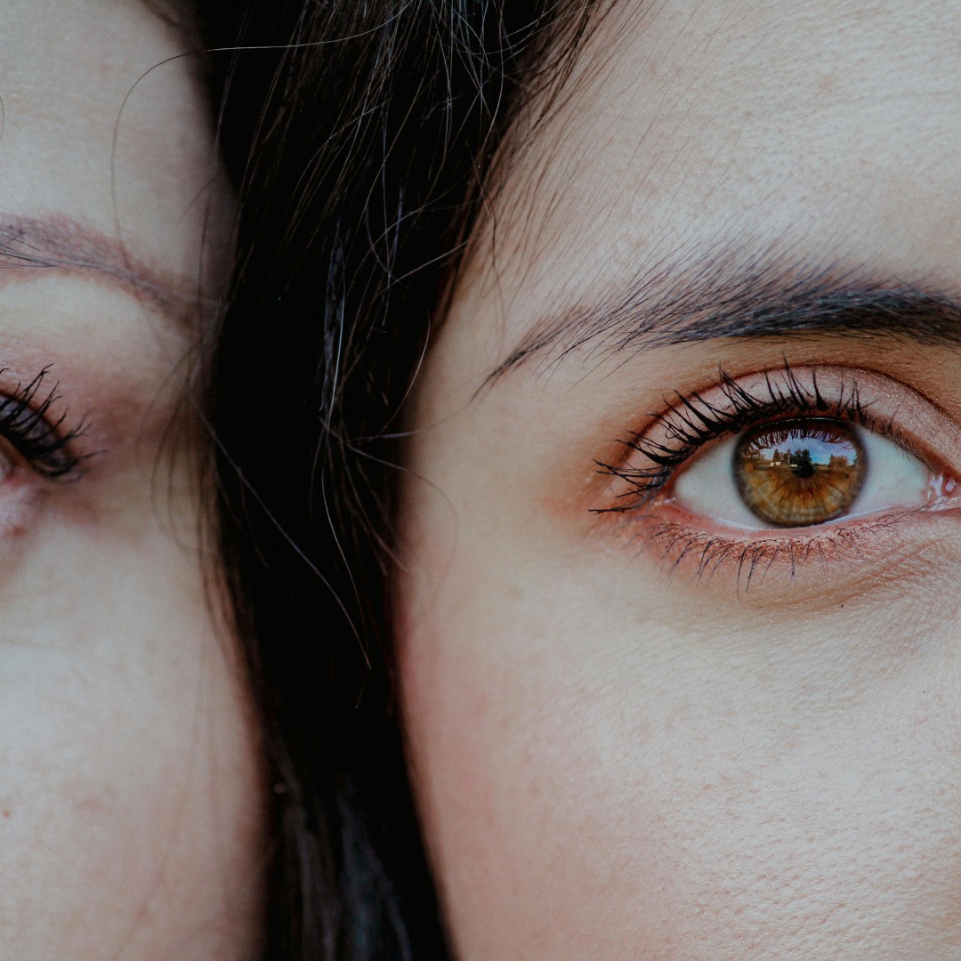 Artistic close-up photograph of a patient’s eye